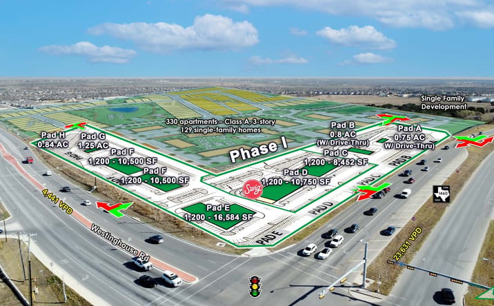 Pictures of Retail, Land property located at SEC FM 1460 and Westinghouse Rd, Georgetown, TX 78626 for lease - image #1