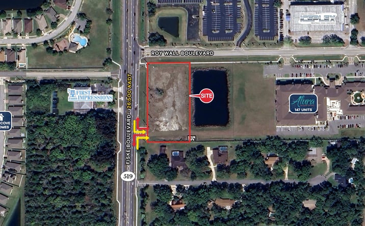 Pictures of Land property located at 777 Roy Wall Boulevard, Rockledge, FL 32955 for lease - image #1