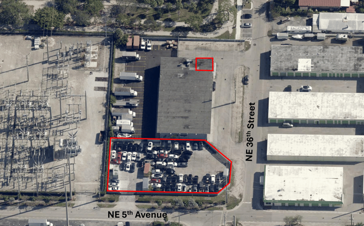 Pictures of Land, Industrial property located at 3600 NE 5th Ave, Oakland Park, FL 33334 for lease - image #1