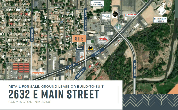 Pictures of Retail, Land property located at 2632 E Main St, Farmington, NM 87401 for lease - image #1