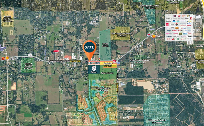 Pictures of Retail property located at SEC FM 2920 at Krahn Ln, Tomball, TX 77377 for lease - image #1