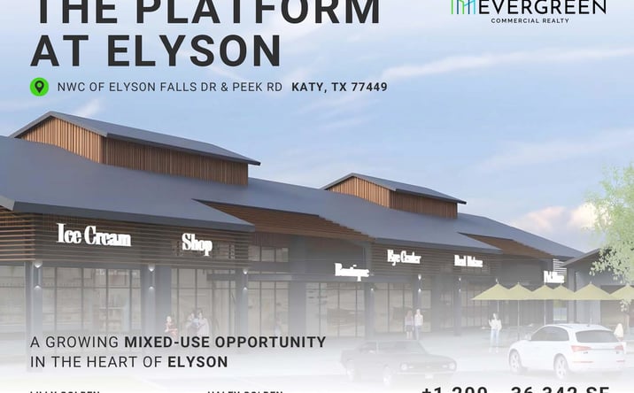 Pictures of Retail, Office property located at NWC Of Elyson Falls Dr & Peek Rd Katy, Park Row, TX 77449 for lease - image #1
