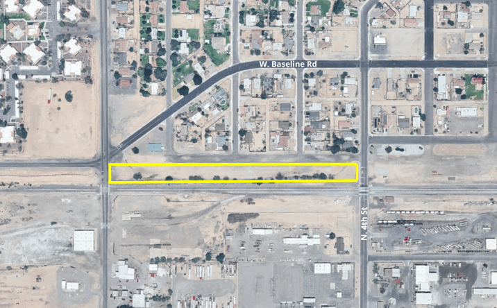 Pictures of Land property located at W. Coronado St and N. 4th St, Buckeye, AZ, Buckeye, AZ 85326 for lease - image #1
