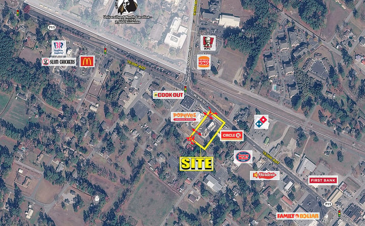 Pictures of Retail, Restaurant property located at 517 W. 3rd St, Pembroke, NC 28372 for lease - image #1