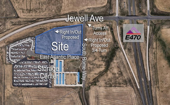 Pictures of Land property located at 22020 E Atlantic Place, Aurora, CO 80018 for lease - image #1
