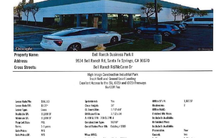 Pictures of Industrial property located at 7547 Rosecrans Ave, Paramount, CA 90723 for lease - image #1