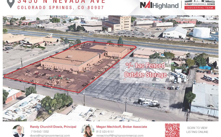 Pictures of Industrial property located at 3450 N Nevada Ave, Colorado Springs, CO 80907 for lease - image #1