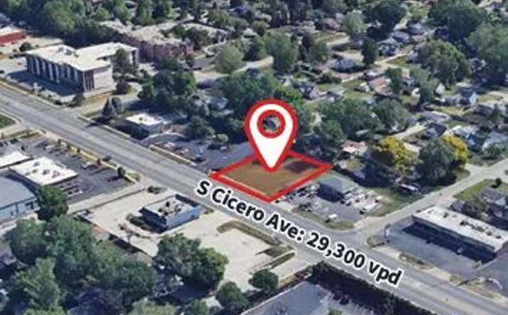 Pictures of Land property located at 14321 S Cicero Ave, Crestwood, IL 60445 for lease - image #1