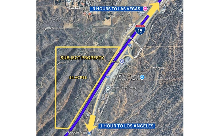 Pictures of Land property located at 0 Caliente & Oak Hills, Hesperia, CA 92345, Hesperia, US 92344 for lease - image #1
