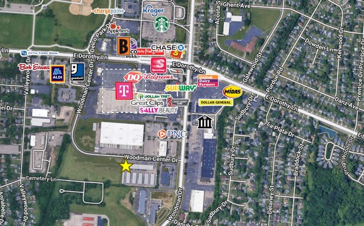 Pictures of Retail, Office, Industrial, Land property located at Woodman Center Dr, Kettering, OH 45420 for lease - image #1