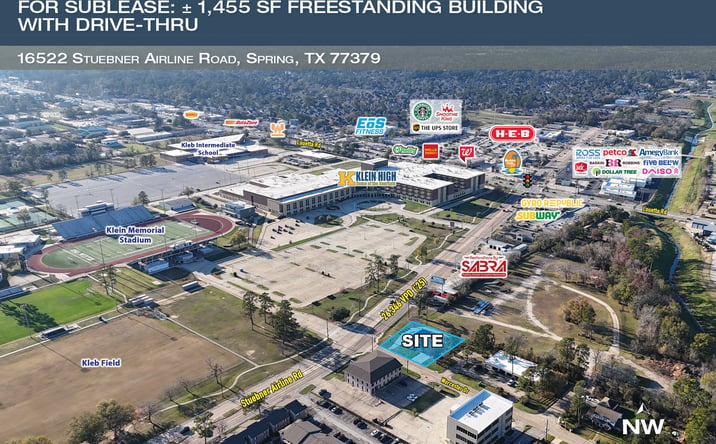 Pictures of Retail property located at 16522 Stuebner Airline Rd, Spring, TX 77379 for lease - image #1