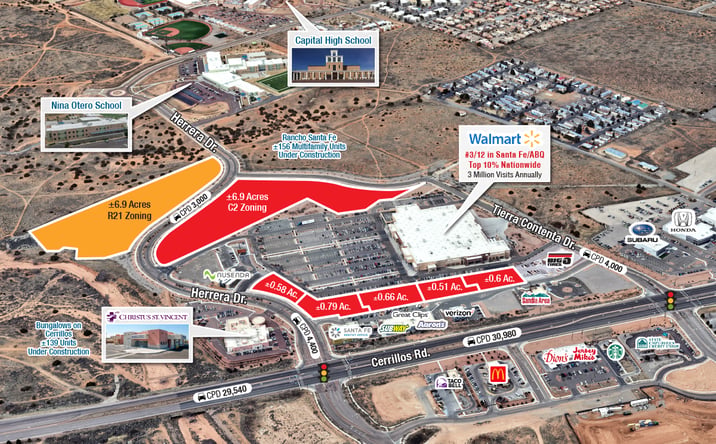 Pictures of Land property located at Herrera Drive, Santa Fe, NM 87507 for lease - image #1