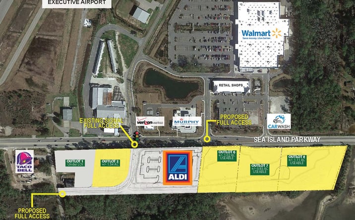 Pictures of Retail, Land property located at 265 Sea Island Pkwy, Beaufort, SC 29907 for lease - image #1