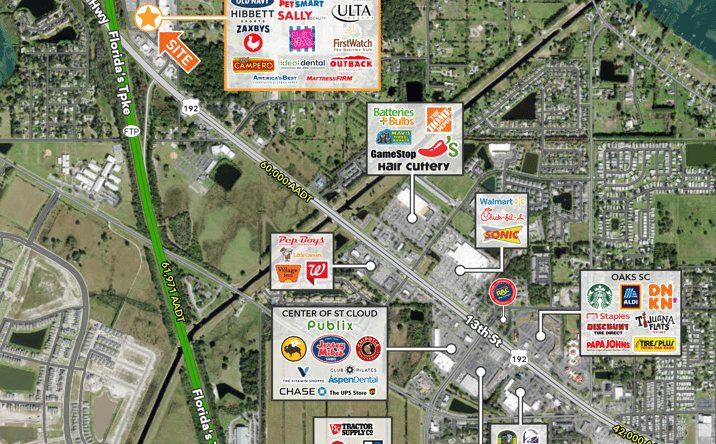 Pictures of Retail property located at 2751 E Irlo Bronson Memorial Hwy, Kissimmee, FL 34744 for lease - image #1