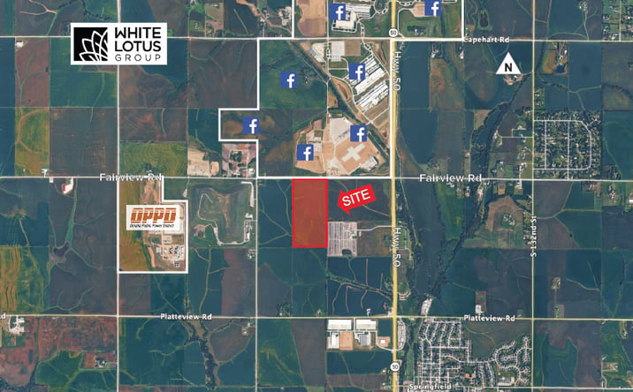 Pictures of Industrial, Land property located at 150th and Fairview Road, Springfield, NE 68059 for lease - image #1