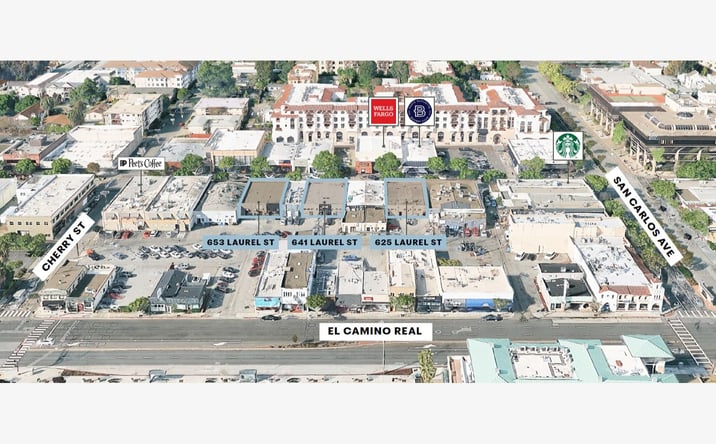 Pictures of Retail property located at 625 Laurel St, San Carlos, CA 94070 for lease - image #1