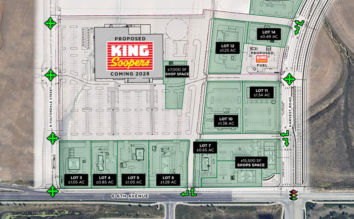 Pictures of Retail property located at 24500 E 6th Ave, Aurora, CO 80018 for lease - image #1