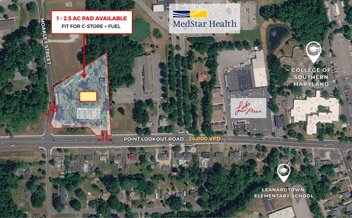 Pictures of Retail, Land property located at 25530 Point Lookout Rd, Leonardtown, MD 20650 for lease - image #1