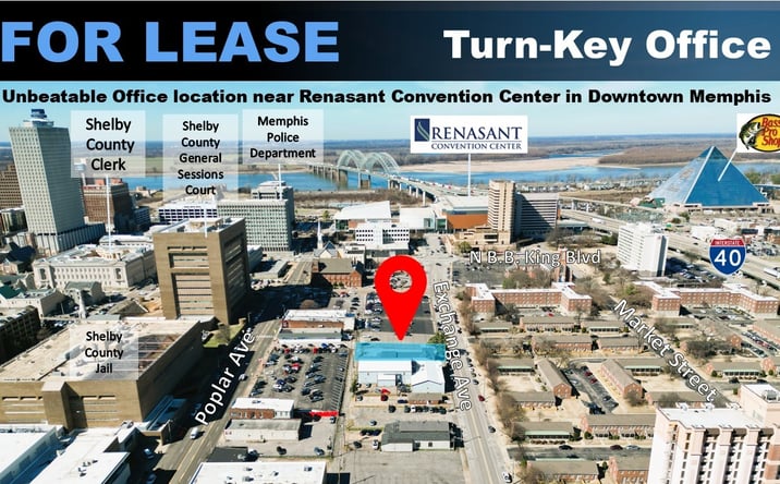 Pictures of Office, Retail property located at 217 Exchange Ave, Memphis, TN 38105 for lease - image #1