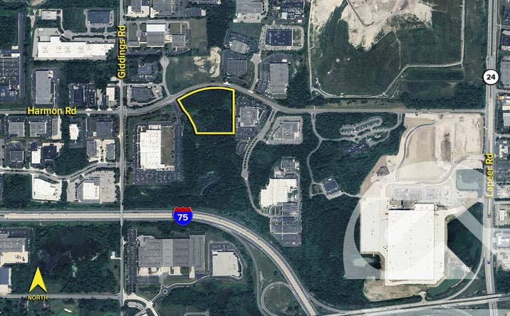 Pictures of Land property located at Harmon Rd, Auburn Hills, MI 48326 for lease - image #1