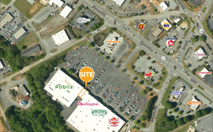 Pictures of Retail property located at 3801 Clemson Blvd, Anderson, SC 29621 for lease - image #1