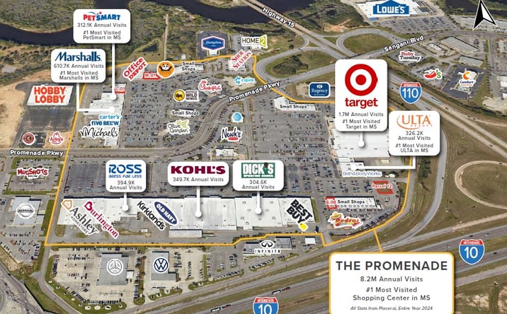 Pictures of Land, Retail property located at Bobby Eleuterius Blvd, D'Iberville, MS 39540 for lease - image #1