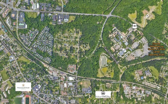 Pictures of Land property located at 301 Bypass Rd, Williamsburg, VA 23185 for lease - image #1