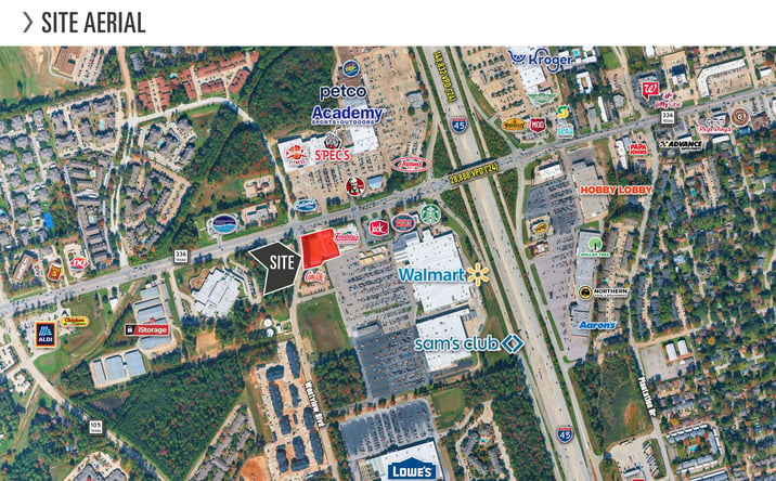 Pictures of Land property located at 1419 N Loop 336 W, Conroe, TX 77304 for lease - image #1