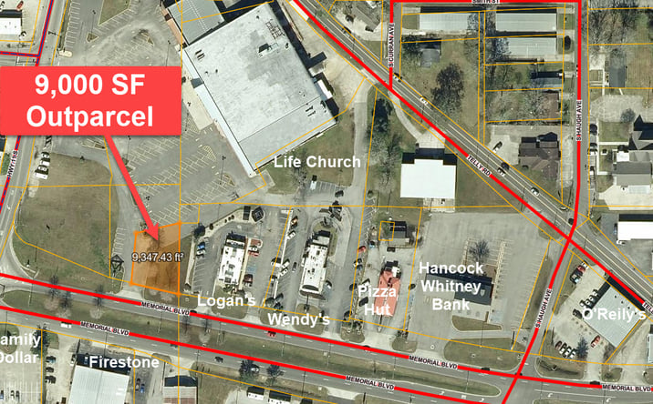 Pictures of Land property located at 177 Memorial Blvd, Picayune, MS 39466 for lease - image #1