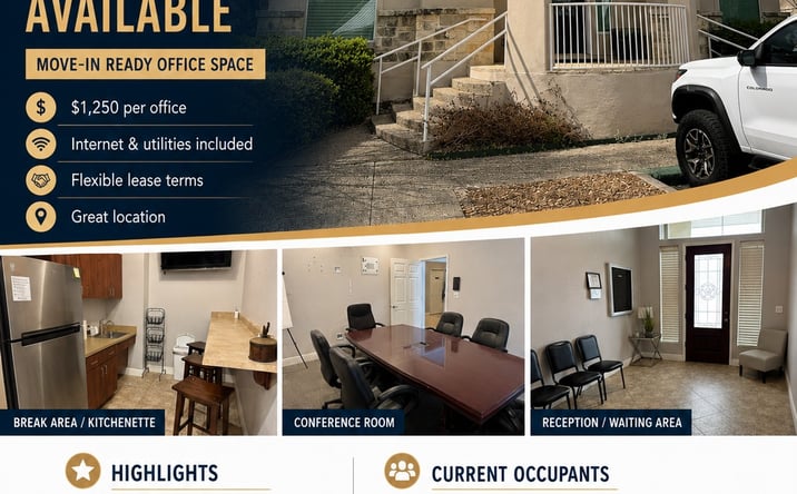 Pictures of Office property located at 15303 Huebner Rd, San Antonio, TX 78248 for lease - image #1