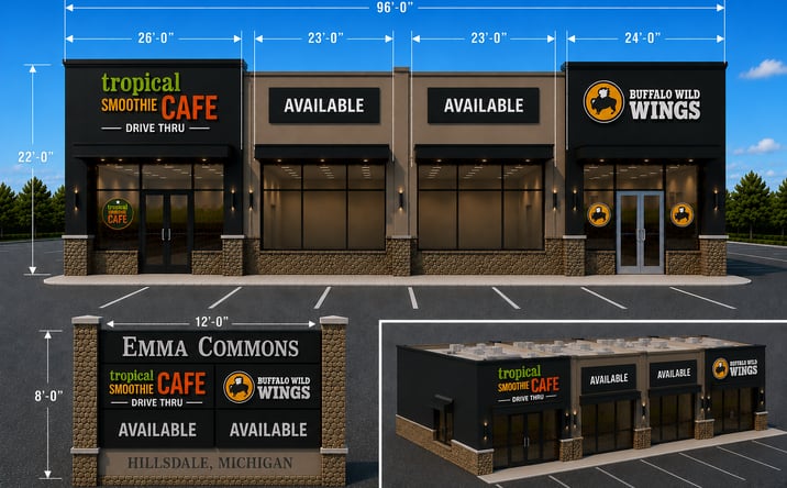 Pictures of Retail property located at 96 W Carleton Road, Hillsdale, MI 49242-1202 for lease - image #1