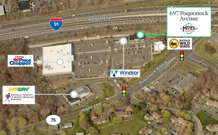 Pictures of Retail property located at 697 Poquonock Ave, Windsor, CT 06095 for lease - image #1
