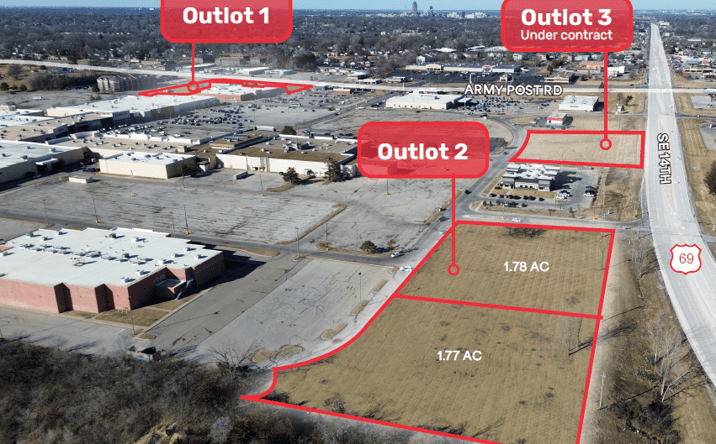 Pictures of Land, Retail property located at 1111 E Army Post Rd, Des Moines, IA 50315 for lease - image #1