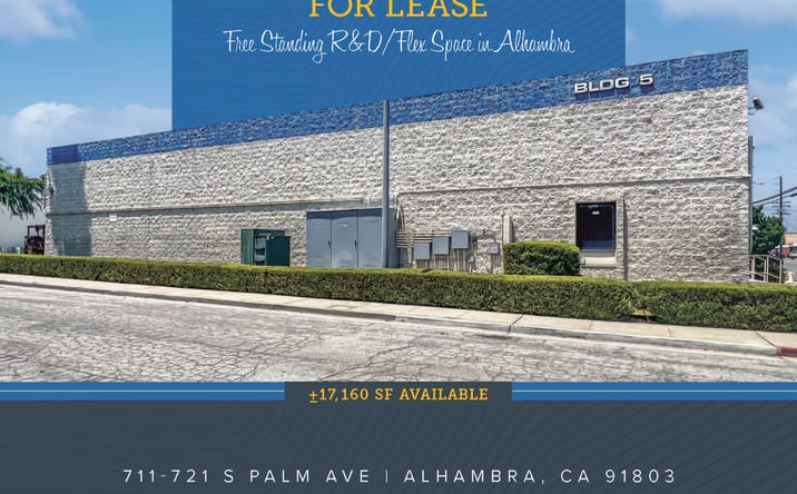 Pictures of Industrial property located at 711-721 South Palm Avenue, Alhambra, CA 91803 for lease - image #1