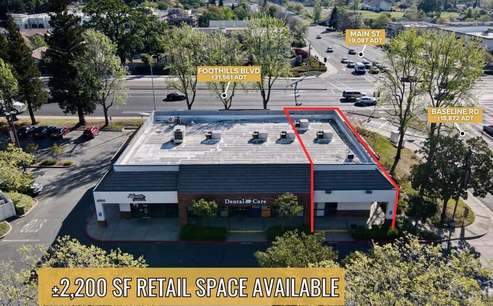 Pictures of Retail property located at 4000 Foothills Blvd, Roseville, CA 95747 for lease - image #1
