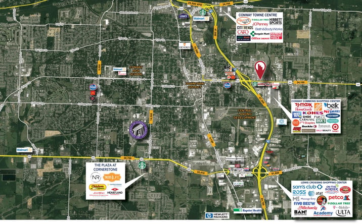 Pictures of Land property located at 916 E Oak St, Conway, AR 72032 for lease - image #1