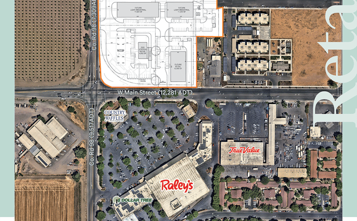 Pictures of Land property located at 392 W Main St, Woodland, CA 95695 for lease - image #1