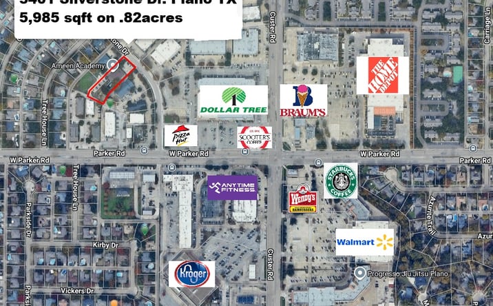 Pictures of Retail property located at 3401 Silverstone Dr, Plano, TX 75023 for lease - image #1