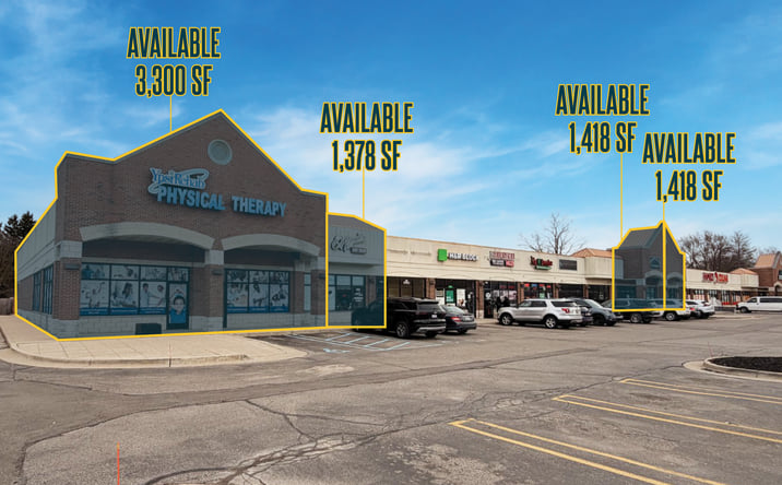 Pictures of Retail property located at 6055-6127 Rawsonville Road, Belleville, MI 48111 for lease - image #1
