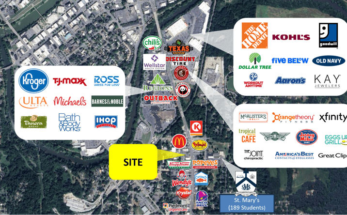 Pictures of Retail property located at 1600 Turner McCall Blvd, Rome, GA 30161 for lease - image #1