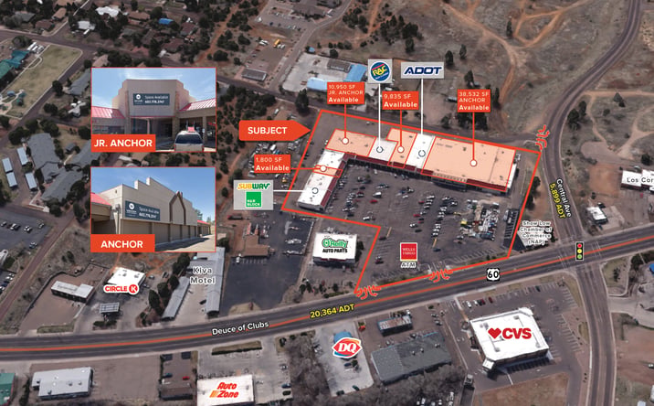 Pictures of Retail property located at 161 E Deuce of Clubs, Show Low, AZ 85901 for lease - image #1