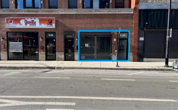 Pictures of Retail, Office property located at 1240 N Milwaukee Ave, Chicago, IL 60622 for lease - image #1