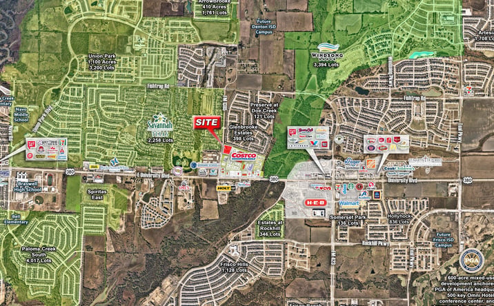 Pictures of Retail, Office property located at 5828 W University Dr, Prosper, TX 75078 for lease - image #1