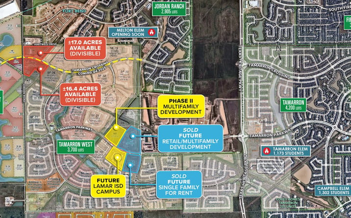Pictures of Retail property located at Tamarron West Commercial Reserves, Fulshear, TX 77441 for lease - image #1