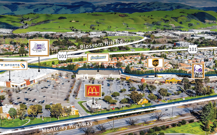 Pictures of Retail property located at 5502 Monterey Rd, San Jose, CA 95138 for lease - image #1