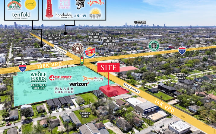 Pictures of Retail property located at 3036 Yale St, Houston, TX 77018 for lease - image #1