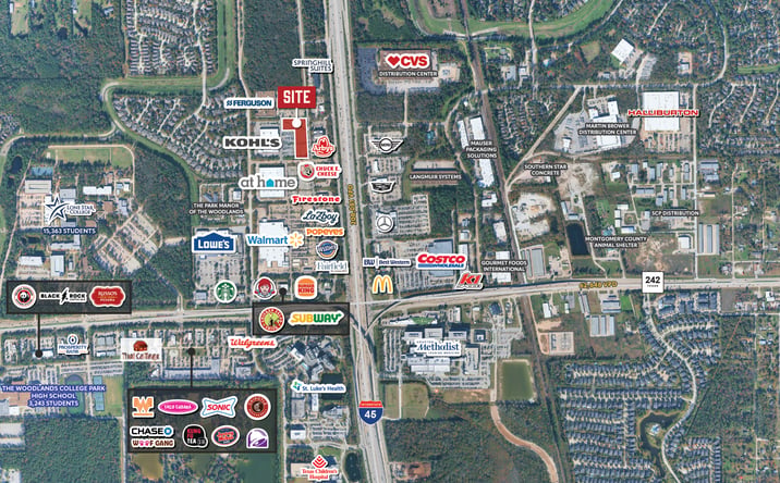 Pictures of Retail, Land property located at 16640 Interstate 45 S, Conroe, TX 77384 for lease - image #1