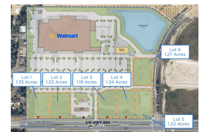 Pictures of Retail, Restaurant, Land property located at SW Hwy 484, Ocala, FL 34473 for lease - image #1