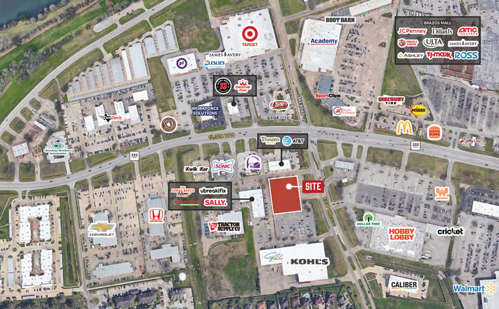 Pictures of Retail, Land property located at 201 TX-332, Lake Jackson, TX 77566 for lease - image #1