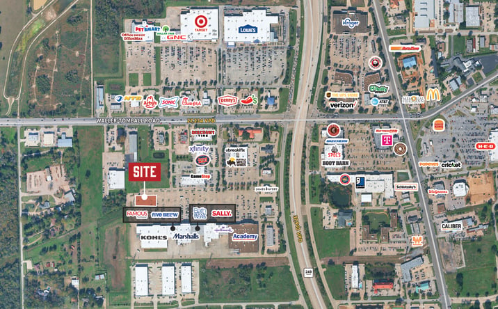Pictures of Retail, Land property located at 14443 Farm to Market 2920, Tomball, TX 77377 for lease - image #1